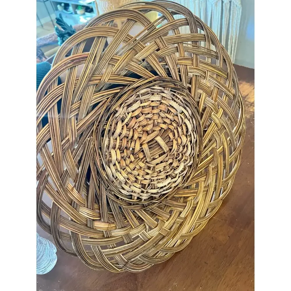 Woven Rattan Wall Mirror